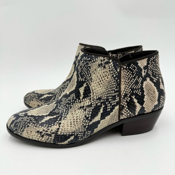 Sam Edelman Petty Python Print Booties - Picture 3 of 9